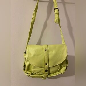 Garage Lime Green Crossbody Bag